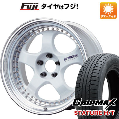 【新品国産5穴114.3車】 夏タイヤ ホイール4本セット 245/45R20 グリップマックス スタチャー H/T BSW（限定） ワーク マイスター S1 3P 20インチ :fuji 1481 146033 38307 38307:フジコーポレーション