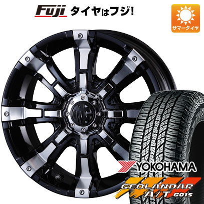 【新品国産5穴114.3車】 夏タイヤ ホイール4本セット 235/70R16 ヨコハマ ジオランダー A/T G015 OWL/RBL クリムソン マーテルギア(MG) ビースト 16インチ｜fujicorporation