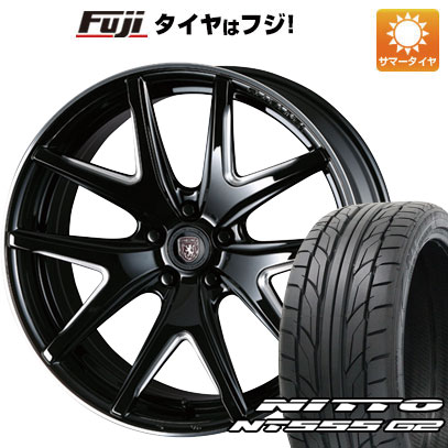 【パンク保証付き】【新品国産5穴114.3車】 夏タイヤ ホイール４本セット 245/45R20 ニットー NT555 G2 クリムソン クラブリネア ヴィエリ FF【限定】 20インチ :fuji 1481 148255 37343 37343:フジコーポレーション