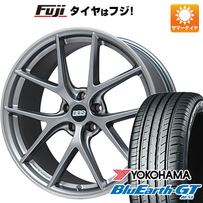 【新品国産5穴114.3車】 夏タイヤ ホイール4本セット 225/45R19 ヨコハマ ブルーアース GT AE51 BBS GERMANY BBS CI R プラチナムシルバー 19インチ :fuji 879 127468 28528 28528:フジコーポレーション