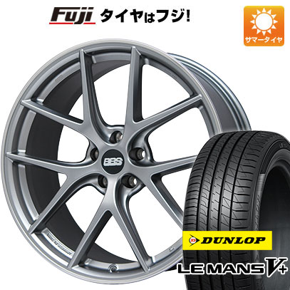 【新品国産5穴114.3車】 夏タイヤ ホイール4本セット 225/45R19 ダンロップ ルマン V+(ファイブプラス) BBS GERMANY BBS CI R プラチナムシルバー 19インチ :fuji 879 127458 40694 40694:フジコーポレーション