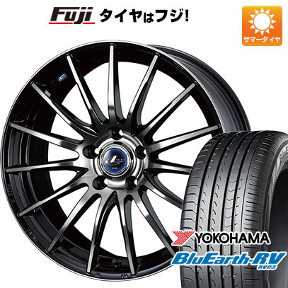 【パンク保証付】【新品国産5穴114.3車】 夏タイヤ ホイール4本セット 225/50R18 ヨコハマ ブルーアース RV 03 ウェッズ レオニス NAVIA 05 18インチ :fuji 1301 136594 36869 36869:フジコーポレーション