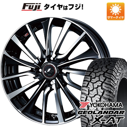 クーポン配布中 【新品 軽自動車】ハスラー 夏タイヤ ホイール4本セット 165/60R15 ヨコハマ ジオランダー X AT G016 ウェッズ レオニス VT 15インチ :fuji 21761 132660 39666 39666:フジコーポレーション