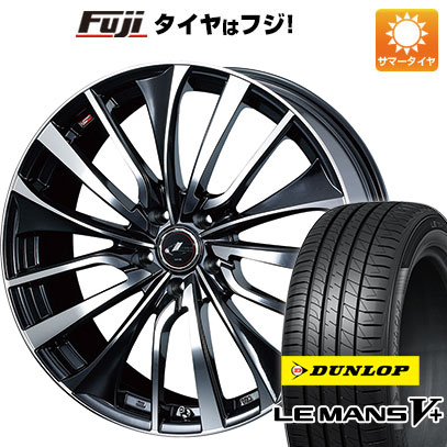 クーポン配布中 【新品国産5穴114.3車】 夏タイヤ ホイール4本セット 215/35R19 ダンロップ ルマン V+(ファイブプラス) ウェッズ レオニス VT 19インチ :fuji 2541 135150 40679 40679:フジコーポレーション