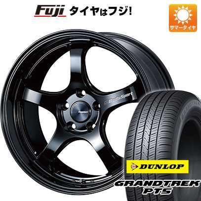 クーポン配布中 【新品国産5穴114.3車】 夏タイヤ ホイール4本セット 225/60R18 ダンロップ グラントレック PT5 ウェッズ ウェッズスポーツ RN 05M 18インチ :fuji 1341 136645 40821 40821:フジコーポレーション