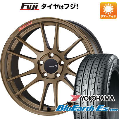 クーポン配布中 【新品国産5穴114.3車】 夏タイヤ ホイール４本セット 225/50R18 ヨコハマ ブルーアース ES32 エンケイ GTC01 RR チタニウムゴールド 18インチ :fuji 1301 150821 35470 35470:フジコーポレーション