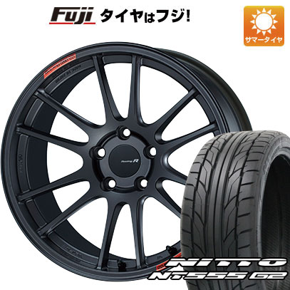 【パンク保証付き】【新品国産5穴100車】 夏タイヤ ホイール４本セット 215/40R18 ニットー NT555 G2 エンケイ GTC01 RR 18インチ :fuji 1221 150805 23603 23603:フジコーポレーション