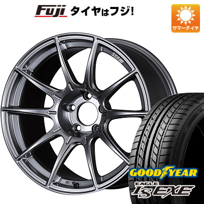 【新品国産5穴114.3車】 夏タイヤ ホイール4本セット 215/45R18 グッドイヤー イーグル エルエス エグゼ(限定) SSR GTX01 18インチ :fuji 1130 142833 31586 31586:フジコーポレーション