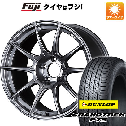 クーポン配布中 【新品国産5穴114.3車】 夏タイヤ ホイール4本セット 235/55R18 ダンロップ グラントレック PT5 SSR GTX01 18インチ :fuji 1303 142836 40825 40825:フジコーポレーション