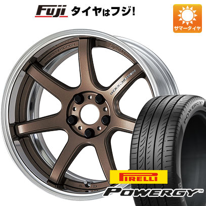 【新品国産5穴100車】 夏タイヤ ホイール4本セット 245/45R19 ピレリ パワジー ワーク エモーション T7R 2P 19インチ : fuji 7061 141588 36961 36961 : フジコーポレーション