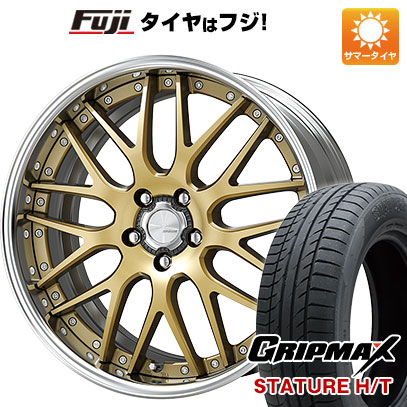 クーポン配布中 【新品国産5穴114.3車】 夏タイヤ ホイール4本セット 235/55R18 グリップマックス スタチャー H/T BSW（限定） ワーク ランベック LM1 18インチ :fuji 1303 141344 38304 38304:フジコーポレーション