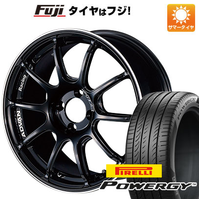 クーポン配布中 【新品国産4穴100車】 夏タイヤ ホイール4本セット 195/65R15 ピレリ パワジー ヨコハマ アドバンレーシング RZII 15インチ :fuji 11881 84052 37005 37005:フジコーポレーション