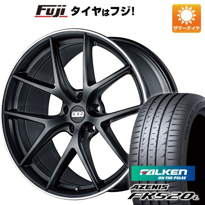 【新品国産5穴114.3車】 夏タイヤ ホイール4本セット 235/40R19 ファルケン アゼニス FK520L BBS GERMANY BBS CI-R サテンブラック 19インチ｜fujicorporation