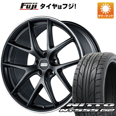 【パンク保証付き】【新品国産5穴114.3車】 夏タイヤ ホイール４本セット 225/35R20 ニットー NT555 G2 BBS GERMANY CI R サテンブラック 20インチ :fuji 1422 127421 23584 23584:フジコーポレーション