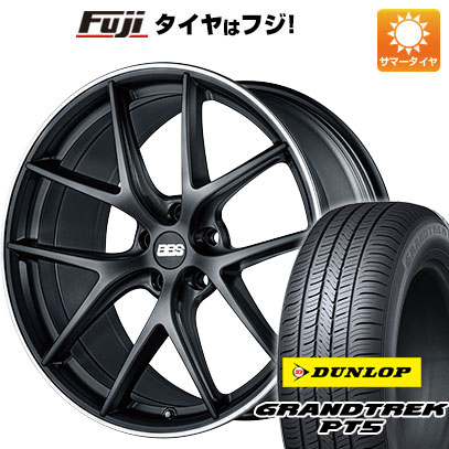 クーポン配布中 【新品国産5穴114.3車】 夏タイヤ ホイール4本セット 225/55R19 ダンロップ グラントレック PT5 BBS GERMANY CI R サテンブラック 19インチ :fuji 2581 127366 40819 40819:フジコーポレーション