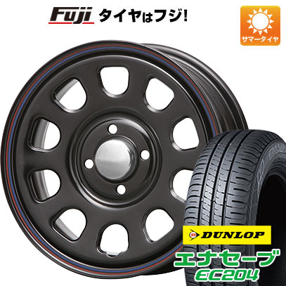 【新品国産4穴100車】 夏タイヤ ホイール４本セット 185/65R15 ダンロップ エナセーブ EC204 MLJ デイトナSS 15インチ｜fujicorporation