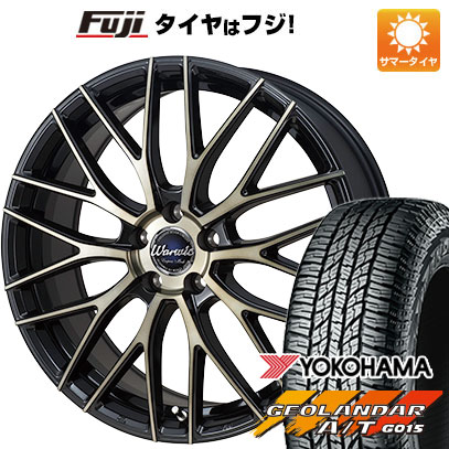 【新品国産5穴114.3車】 夏タイヤ ホイール4本セット 225/60R18 ヨコハマ ジオランダー A/T G015 RBL モンツァ ワーウィック エンプレス メッシュ 18インチ :fuji 1341 123125 31742 31742:フジコーポレーション