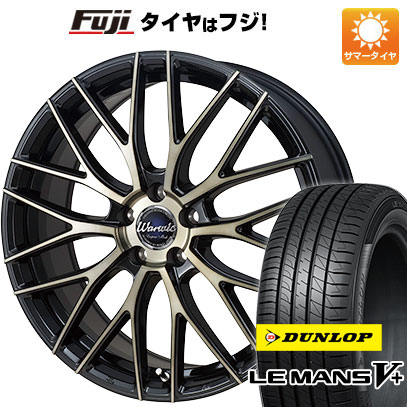 【新品国産5穴114.3車】 夏タイヤ ホイール4本セット 225/40R18 ダンロップ ルマン V+(ファイブプラス) モンツァ ワーウィック エンプレス メッシュ 18インチ :fuji 1131 123125 40690 40690:フジコーポレーション