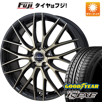 【新品国産5穴114.3車】 夏タイヤ ホイール4本セット 215/50R17 イーグル エルエス エグゼ(限定) モンツァ ワーウィック エンプレス メッシュ 17インチ :fuji 1842 123123 31589 31589:フジコーポレーション