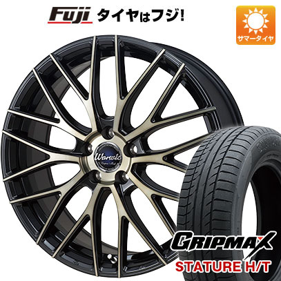 【新品国産5穴114.3車】 夏タイヤ ホイール4本セット 235/55R19 GRIPMAX スタチャー H/T BSW（限定） モンツァ ワーウィック エンプレス メッシュ 19インチ :fuji 1121 123126 38306 38306:フジコーポレーション