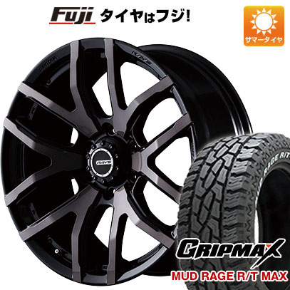 クーポン配布中 【新品】プラド 夏タイヤ ホイール4本セット 265/65R17 グリップマックス マッドレイジR/T MAX RWL(限定) レイズ デイトナ FDX F6 17インチ :fuji 11822 139322 32742 32742:フジコーポレーション