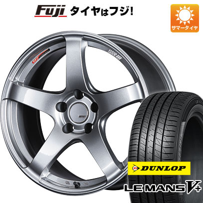 クーポン配布中 【新品国産5穴114.3車】 夏タイヤ ホイール4本セット 225/40R18 ダンロップ ルマン V+(ファイブプラス) SSR GTV01 18インチ :fuji 1131 142909 40690 40690:フジコーポレーション