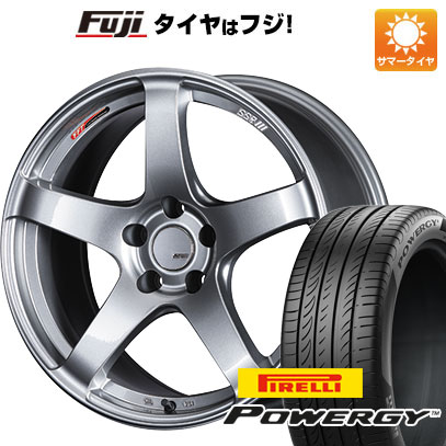 【新品国産5穴100車】 夏タイヤ ホイール4本セット 225/40R18 ピレリ パワジー SSR GTV01 18インチ｜fujicorporation