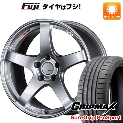 クーポン配布中 【新品国産5穴114.3車】 夏タイヤ ホイール4本セット 225/45R18 グリップマックス シュアグリップ PRO SPORTS BSW（限定） SSR GTV01 18インチ :fuji 1261 142908 38312 38312:フジコーポレーション