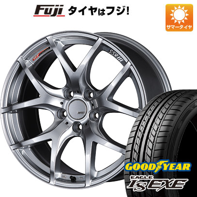 【新品国産5穴114.3車】 夏タイヤ ホイール4本セット 215/45R18 グッドイヤー イーグル エルエス エグゼ(限定) SSR GTV03 18インチ :fuji 1130 142930 31586 31586:フジコーポレーション