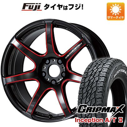 新品 ハスラー デリカミニ(4WD) サマータイヤ ホイール4本セット 165/60R15 GRIPMAX インセプション A/TII RWL(限定) ワーク エモーション T7R 15インチ :fuji 21761 141764 42828 42828:フジコーポレーション