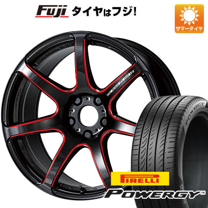 クーポン配布中 【新品国産4穴100車】 夏タイヤ ホイール4本セット 205/45R17 ピレリ パワジー ワーク エモーション T7R 17インチ :fuji 1669 142180 36986 36986:フジコーポレーション