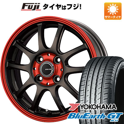 【新品 軽自動車】N BOX タント ワゴンR 夏タイヤ ホイール4本セット 155/65R14 ヨコハマ ブルーアース GT AE51 コーセイ リテラシー TS01R 14インチ :fuji 21721 125016 28581 28581:フジコーポレーション