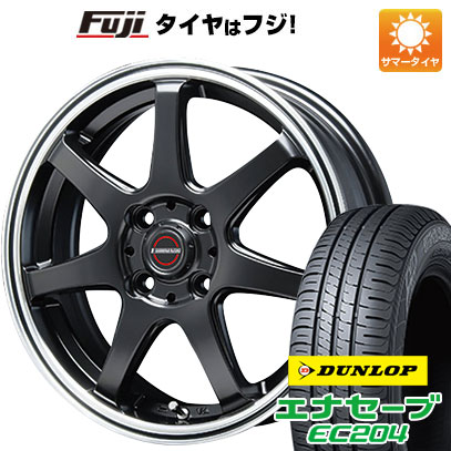 【新品 軽自動車】夏タイヤ ホイール4本セット 165/70R13 ダンロップ エナセーブ EC204 ブレスト ユーロマジック タイプS-07 13インチ｜fujicorporation