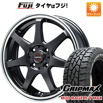 【新品国産4穴100車】 夏タイヤ ホイール４本セット 195/65R15 グリップマックス マッドレイジR/T MAX RWL(限定) ブレスト ユーロマジック タイプS 07 15インチ :fuji 11881 126196 33232 33232:フジコーポレーション