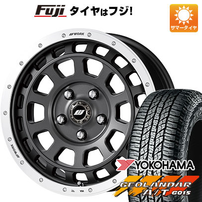 【新品国産5穴114.3車】 夏タイヤ ホイール4本セット 235/70R16 ヨコハマ ジオランダー A/T G015 OWL/RBL ワーク クラッグ ティーグラビック 16インチ :fuji 7121 141860 24700 24700:フジコーポレーション