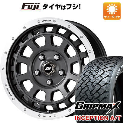 【新品国産5穴114.3車】 夏タイヤ ホイール4本セット 215/70R16 グリップマックス インセプション A/T RWL(限定) ワーク クラッグ ティーグラビック 16インチ :fuji 1581 141860 33661 33661:フジコーポレーション