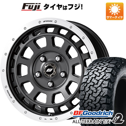 【新品国産5穴114.3車】 夏タイヤ ホイール4本セット 215/70R16 BFグッドリッチ オールテレーンT/A KO2 RWL/RBL ワーク クラッグ ティーグラビック 16インチ :fuji 1581 141860 22212 22212:フジコーポレーション