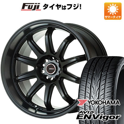 【新品国産5穴100車】 夏タイヤ ホイール４本セット 225/40R18 ヨコハマ エイビッド エンビガーS321 ゴジゲン ファイヤーボールダブルアール 18インチ