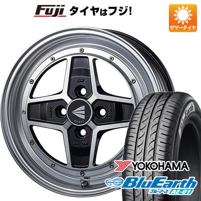 【新品 軽自動車】N-BOX タント スペーシア 夏タイヤ ホイール４本セット 165/55R15 ヨコハマ ブルーアース AE-01 エンケイ ネオクラシック アパッチ2 15インチ｜fujicorporation