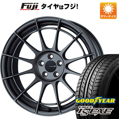 【新品国産5穴114.3車】 夏タイヤ ホイール４本セット 225/55R17 グッドイヤー イーグル エルエス エグゼ(限定) エンケイ NT03 RR 17インチ :fuji 1861 150900 32119 32119:フジコーポレーション