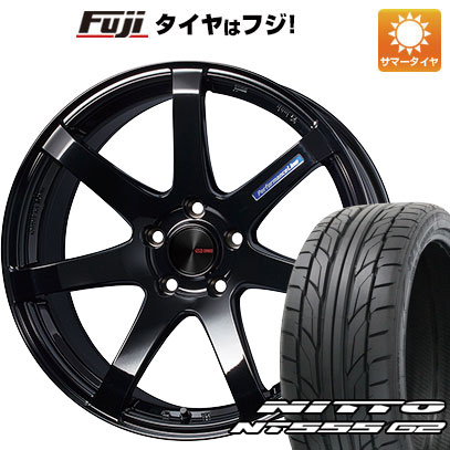 【パンク保証付き】【新品国産5穴114.3車】 夏タイヤ ホイール４本セット 215/40R18 ニットー NT555 G2 エンケイ PF07 Limited 18インチ｜fujicorporation