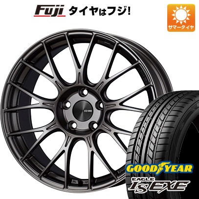 【新品国産5穴100車】 夏タイヤ ホイール4本セット 245/45R19 グッドイヤー イーグル エルエス エグゼ(限定) エンケイ PFM1 19インチ｜fujicorporation