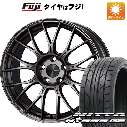 【パンク保証付き】【新品国産5穴114.3車】 夏タイヤ ホイール４本セット 225/40R18 ニットー NT555 G2 エンケイ PFM1 18インチ :fuji 1131 151260 23604 23604:フジコーポレーション