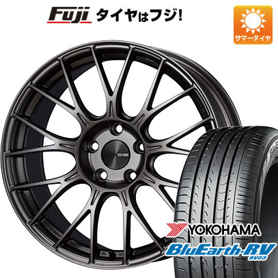 クーポン配布中 【パンク保証付き】【新品国産5穴114.3車】 夏タイヤ ホイール４本セット 225/55R17 ヨコハマ ブルーアース RV 03 エンケイ PFM1 17インチ :fuji 1861 151241 36877 36877:フジコーポレーション