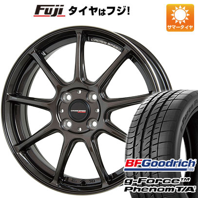 【新品国産5穴100車】 夏タイヤ ホイール４本セット 205/50R17 BFG(フジ専売) g FORCE フェノム T/A ホットスタッフ クロススピード HYPER EDITION RS9 17インチ :fuji 1671 146387 41270 41270:フジコーポレーション