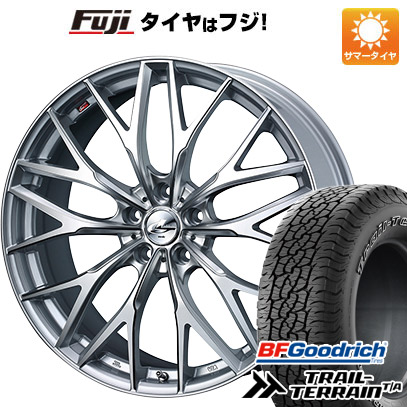 【新品国産5穴100車】 夏タイヤ ホイール4本セット 225/55R18 BFグッドリッチ トレールテレーンT/A ORBL ウェッズ レオニス MX 18インチ :fuji 2288 136588 36808 36808:フジコーポレーション