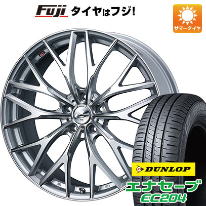 【新品国産5穴114.3車】 夏タイヤ ホイール4本セット 215/55R17 ダンロップ エナセーブ EC204 ウェッズ レオニス MX 17インチ｜fujicorporation