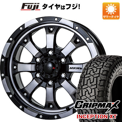 クーポン配布中 【新品国産6穴139.7車】 夏タイヤ ホイール4本セット 265/65R17 グリップマックス インセプション X/T RWL(限定) MKW MK 46 17インチ :fuji 11822 85770 33364 33364:フジコーポレーション