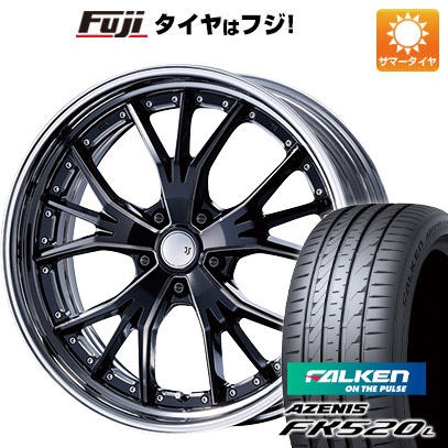 【新品国産5穴100車】 夏タイヤ ホイール４本セット 225/35R20 ファルケン アゼニス FK520L エムズスピード JJランチャ 20インチ｜fujicorporation