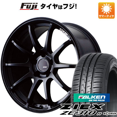 【新品国産4穴100車】 夏タイヤ ホイール4本セット 205/45R17 ファルケン ジークス ZE310R エコラン（限定） SSR GTV02 17インチ｜fujicorporation